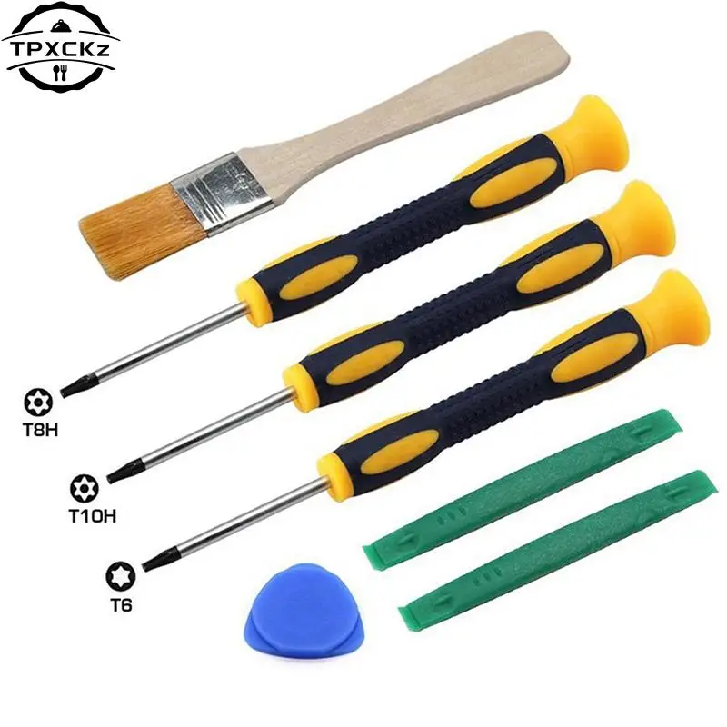 

1 Set DIY Hand Tools T6 T8 T10 Screwdriver Repair Install and Open Tool Kit for X Box One 360/PS4 Screw Driver Repair Tool Kit