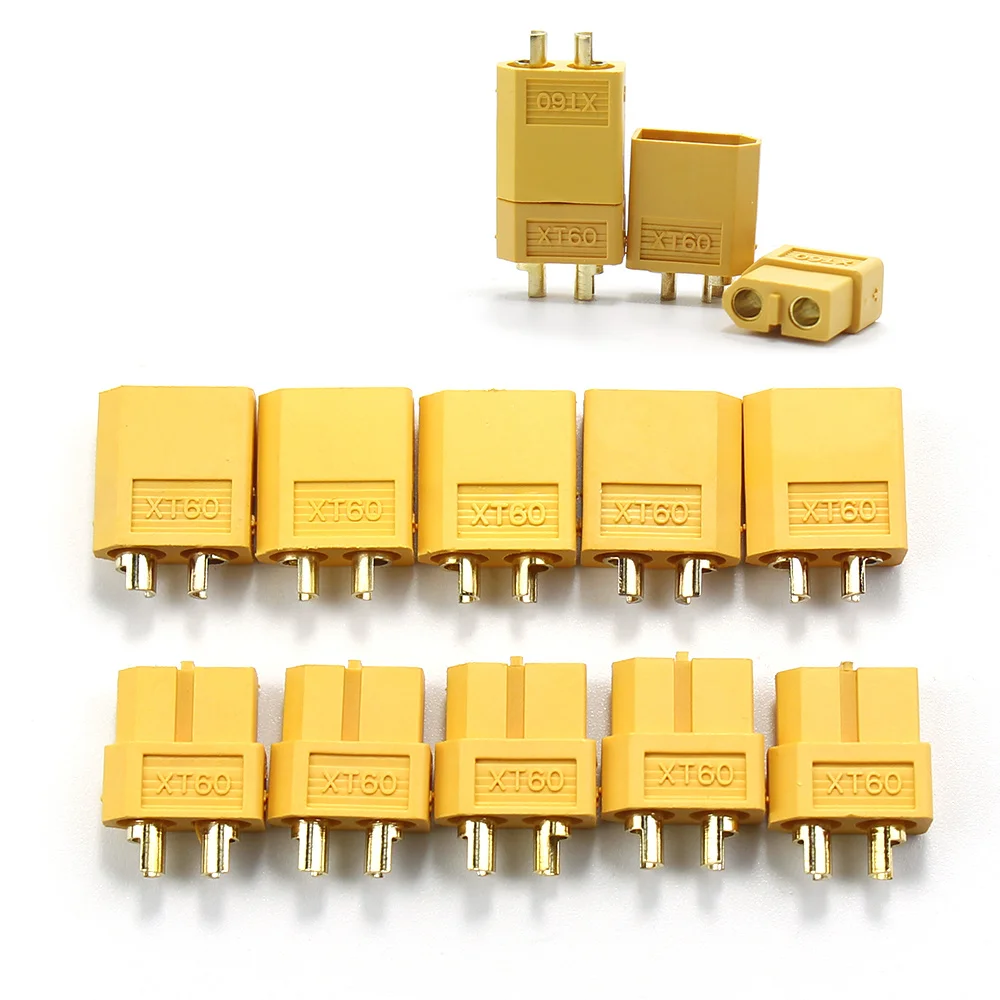 

100pcs parallel battery connector Plugs For RC Lipo Battery RC Multicopter Airplane Male Female High Quality XT60 50 pair