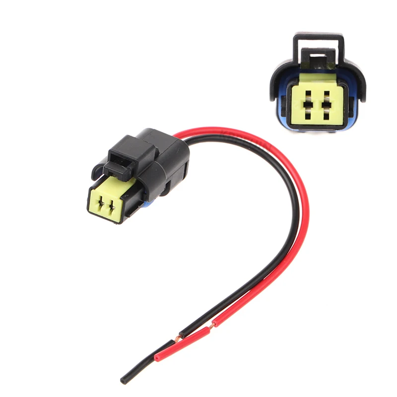 2x For Peugeot 206 Citroen C2 Elysee Car Light Socket Adapter Temperature Sensor Plug Connector Wiring Harness Accessories