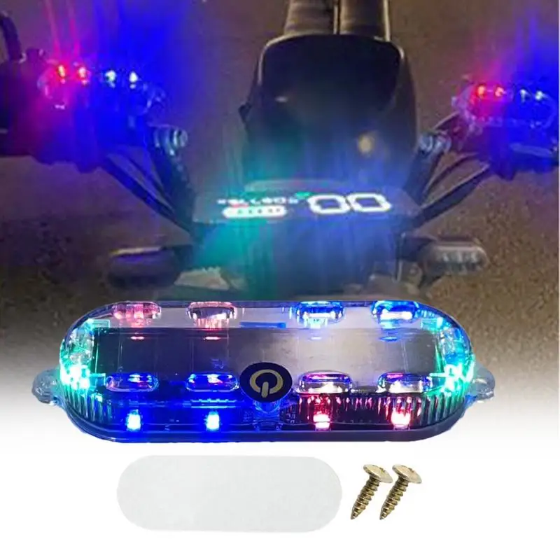 Car Alarm Light Colorful Car LED Lights Urgency Strobe Lights Colorful Car LED Lights Waterproof LED Strobe Light Anti-Collision