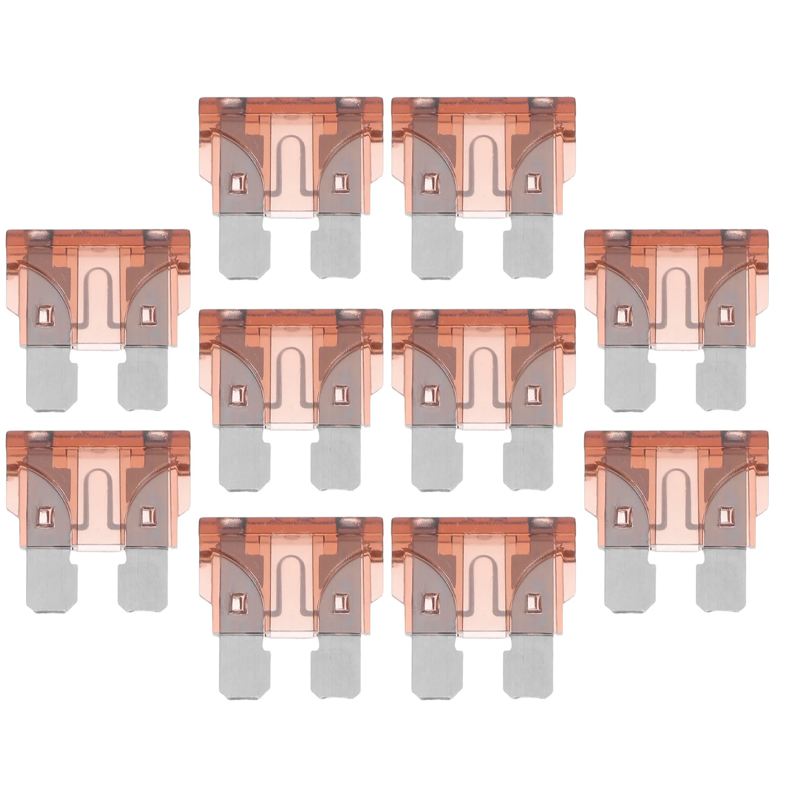

10pcs 7.5A 32V Fuse Kit Auto Truck Suv Boat Electrical Protection Brown Amp Code For Short Circuit Overload