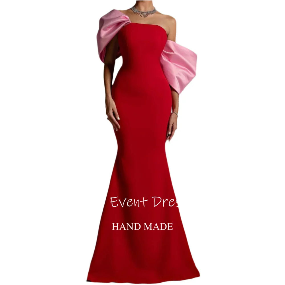 Dianruo – robe de soirée asymétrique, sans bretelles, élégante, épaules dénudées, robes d'invitées arabes, sirène, personnalisée