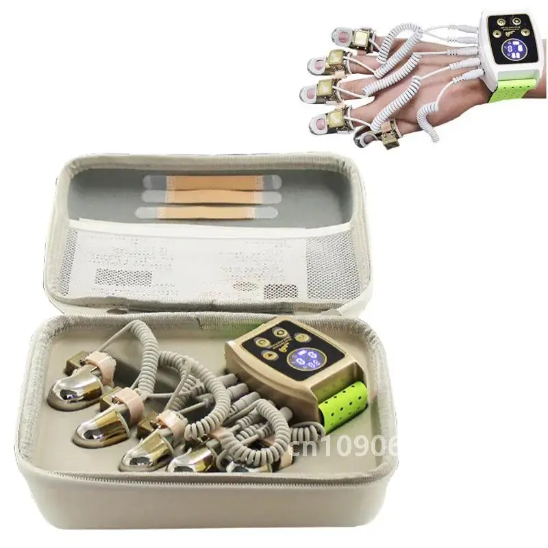 NIEUW Gezicht Lifting Body Massager Radiofrequentie Microstroom Gouden Vinger RF EMS Schoonheidsmachine Zwaartekracht Diamantvinger