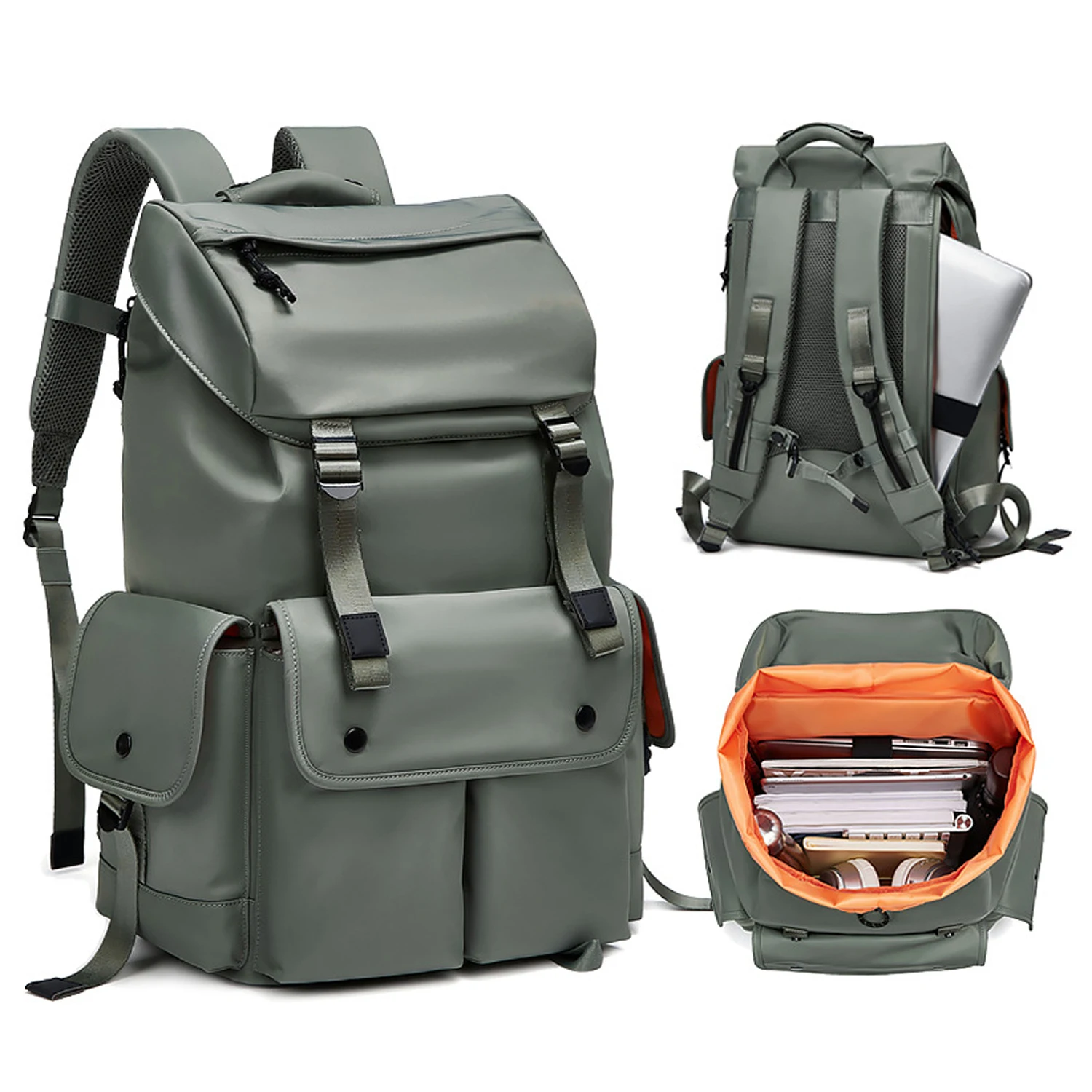 

Multi-functional Travel Backpack for Men,Casual Daypack for College Students Women,Korean Fashion Business Weekend Laptop Pack