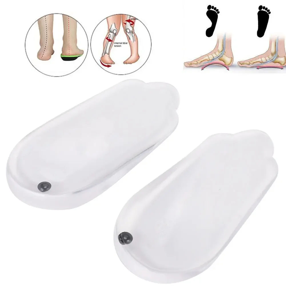 1 Pair Arch Support Soft Elastic Shoes Sole O Leg Correction Insole Fallen Insoles New Corrective Therapy S (Children) L (Adult)