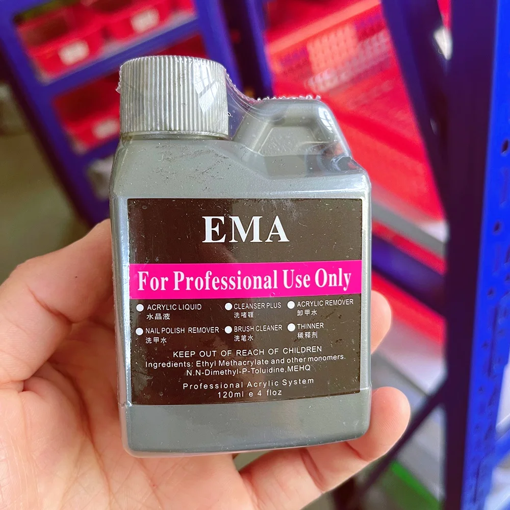150/120/75/40ml EMA เล็บอะคริลิคสําหรับอะคริลิคผงฝุ่นเล็บ Monomer อะคริลิคคริสตัล Liquid สําหรับเล็บแกะสลัก