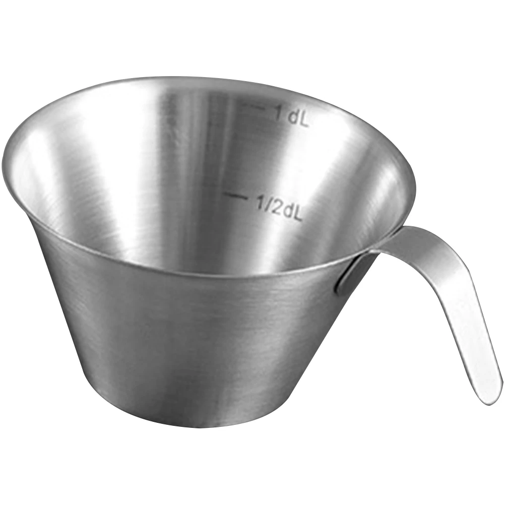 

Stainless Steel Espresso Extraction With Scale Measuring Container For Home Coffee Making Lightweight Measuring Pitcher