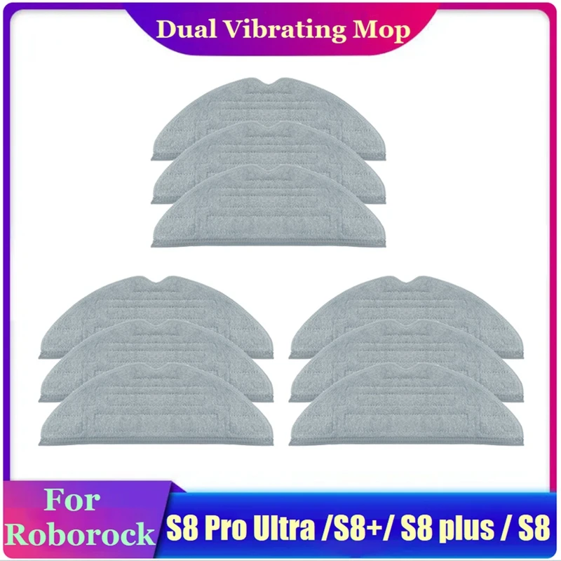 Accessories For Roborock S8 Pro Ultra / S8+/ S8 PLUS / S8 / G20 Vacuum Cleaner Parts Washable Dual Vibrating Mop