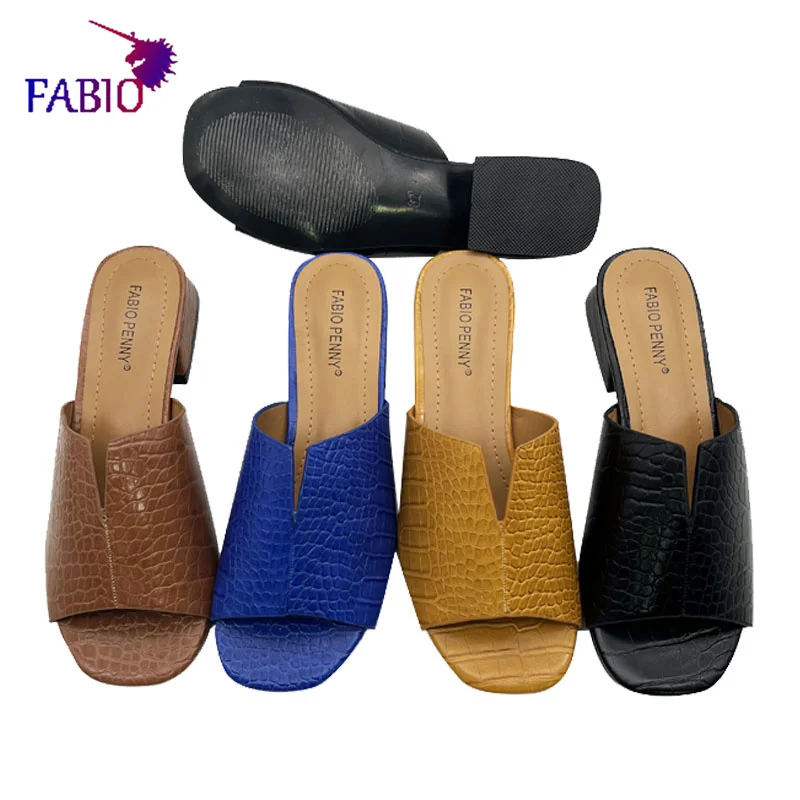 African Mom 2025 Popular Fashion exquisite carp print women mid-heel slippers Casual holiday women slippers Summer women Shoes image 6