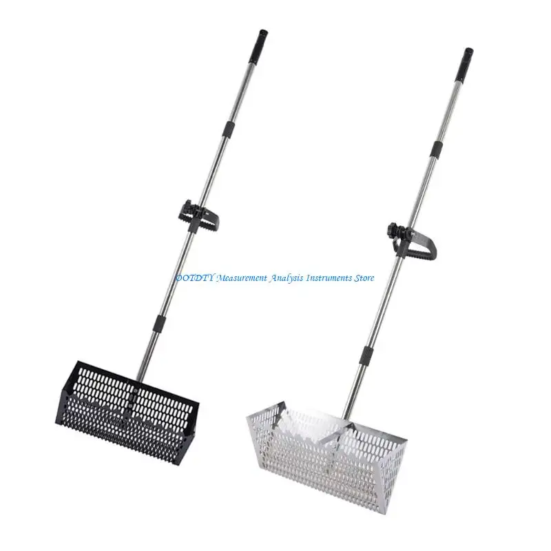 367D Handheld Sand Sifter Rake Beach Mesh Schaufel Meeresfrüchte Catcher Ergonomische Zähne – Detail 1
