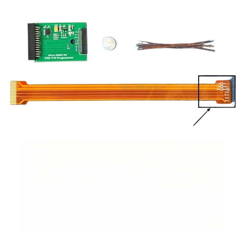 XGecu T76 EMMC ISP Online Combustion Adapter Cable FPC Impedance Cable