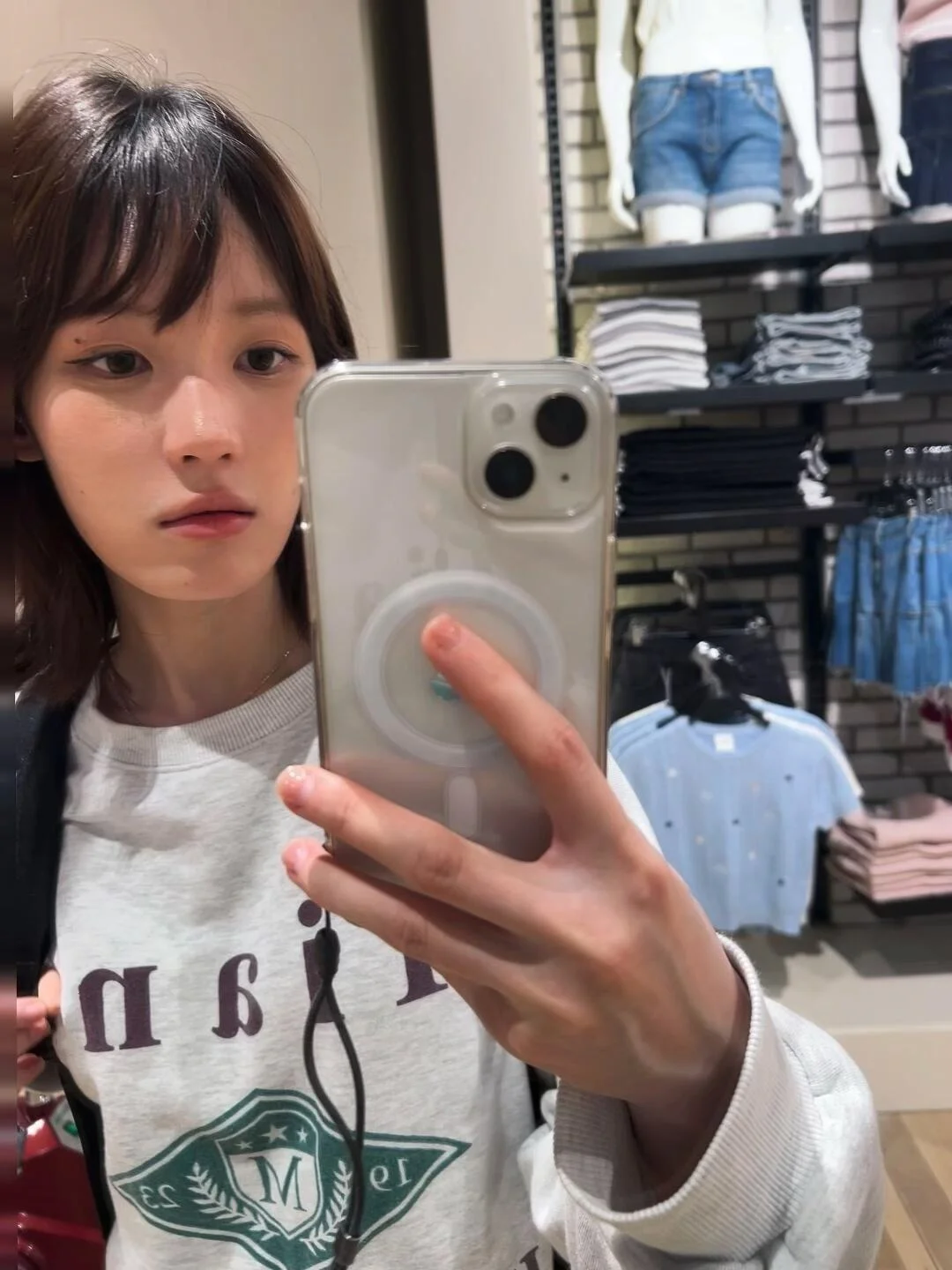 เสื้อสเวตเชิ้ตผ้าฝ้ายสไตล์เรโทรอเมริกัน ทรงหลวม สบายๆ สำหรับผู้หญิง ผ้าฝ้ายแท้เนื้อหนา พิมพ์ลาย เหมาะสำหรับฤดูใบไม้ร่วงและฤดูหนาว