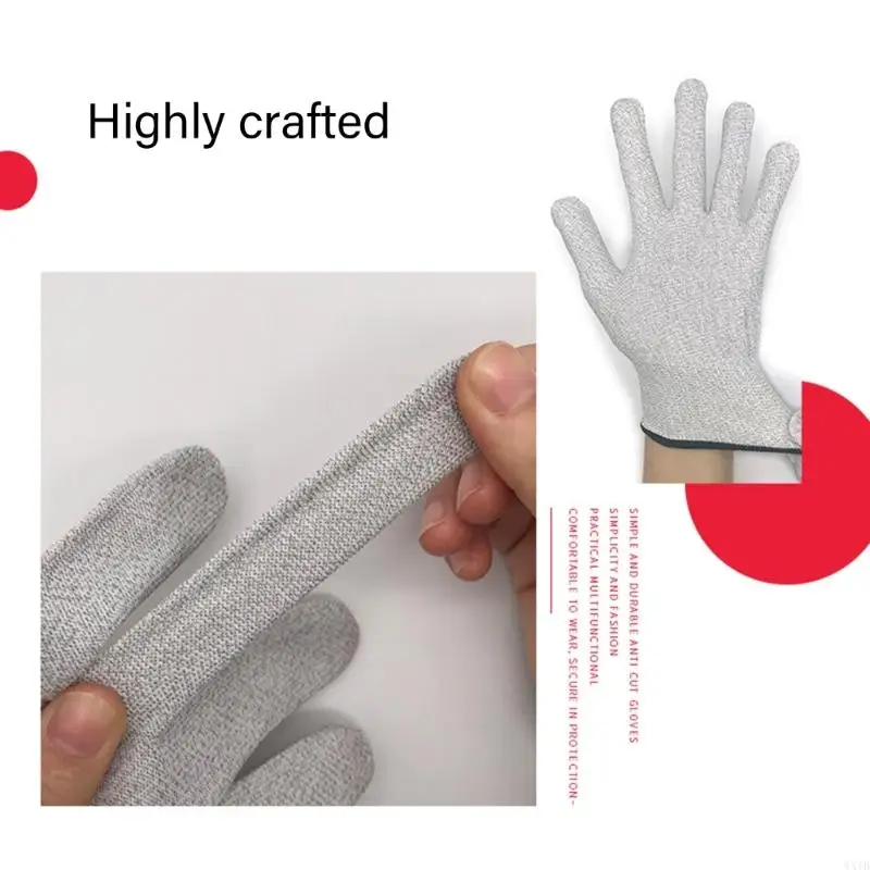 Multipurpose Silver Fabric Gloves Optimized for Gaming Coding and Hand Therapy 