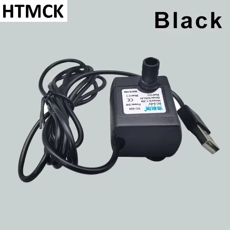 HTMCK New Mini USB Water Electric Pump 5V USB Submersible Pumps Pet Water Dispenser For Pool Fountain Rockery Filter Pump