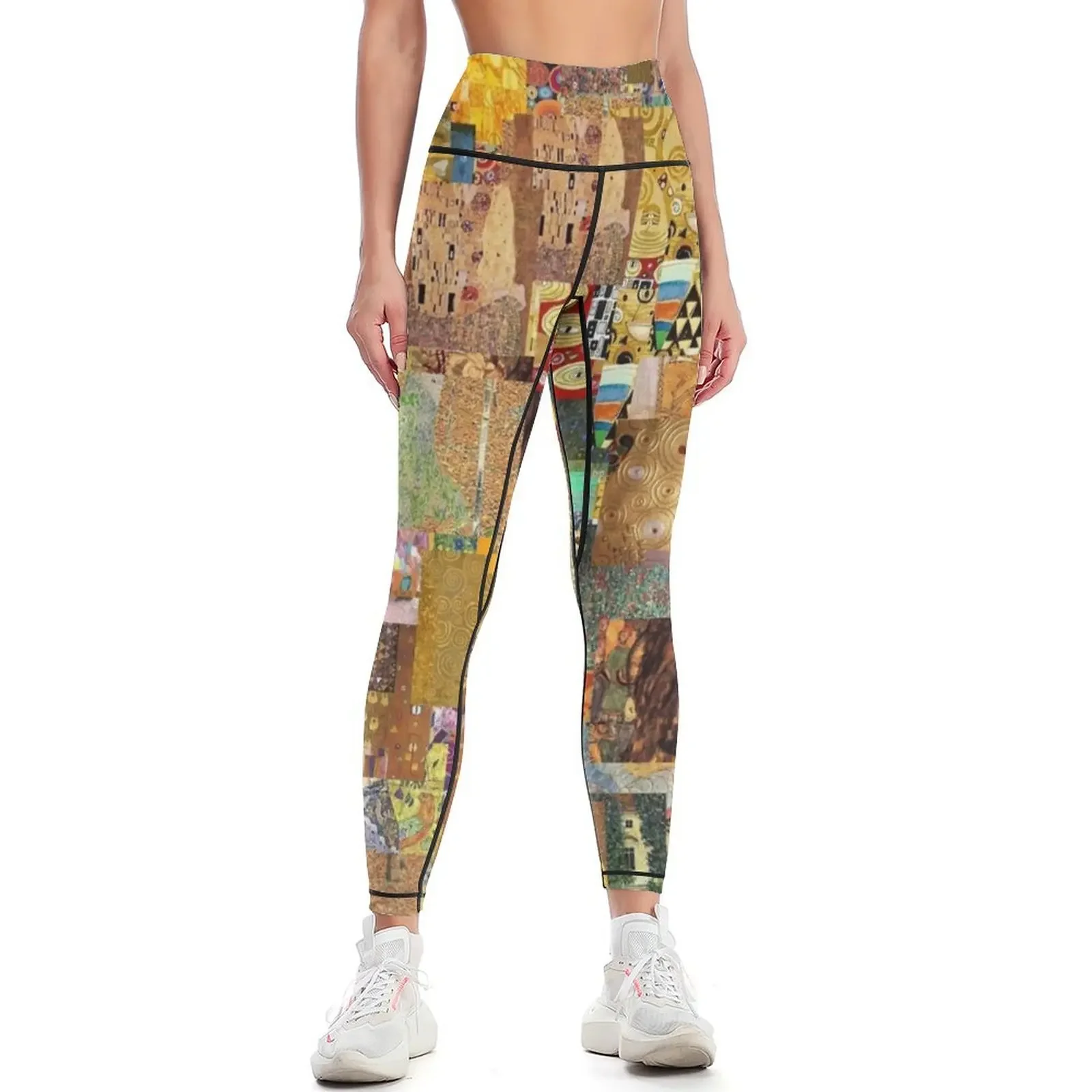 

Gustav Klimt Leggings workout clothes for Golf wear Pants sport sportswear for gym Womens Leggings