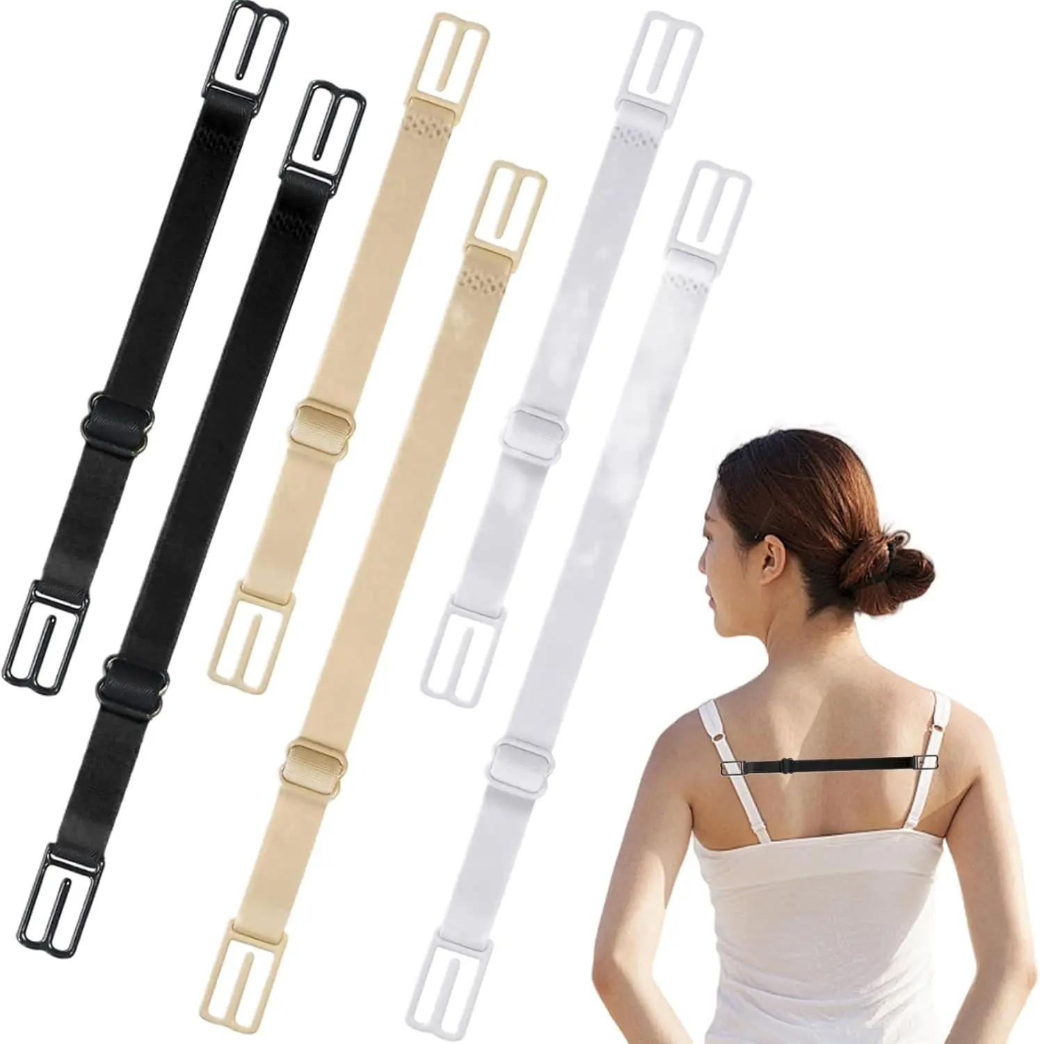 

Регулируемый держатель для бюстгальтера, 1/4 шт., нескользящие невидимые силиконовые бретели для женщин, удлинитель нижнего белья