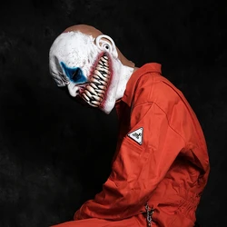 Masquerade Halloween Scary Clown Mask Evil Killer Joker Funny Mask Horror Cosplay Costume Props for Adults