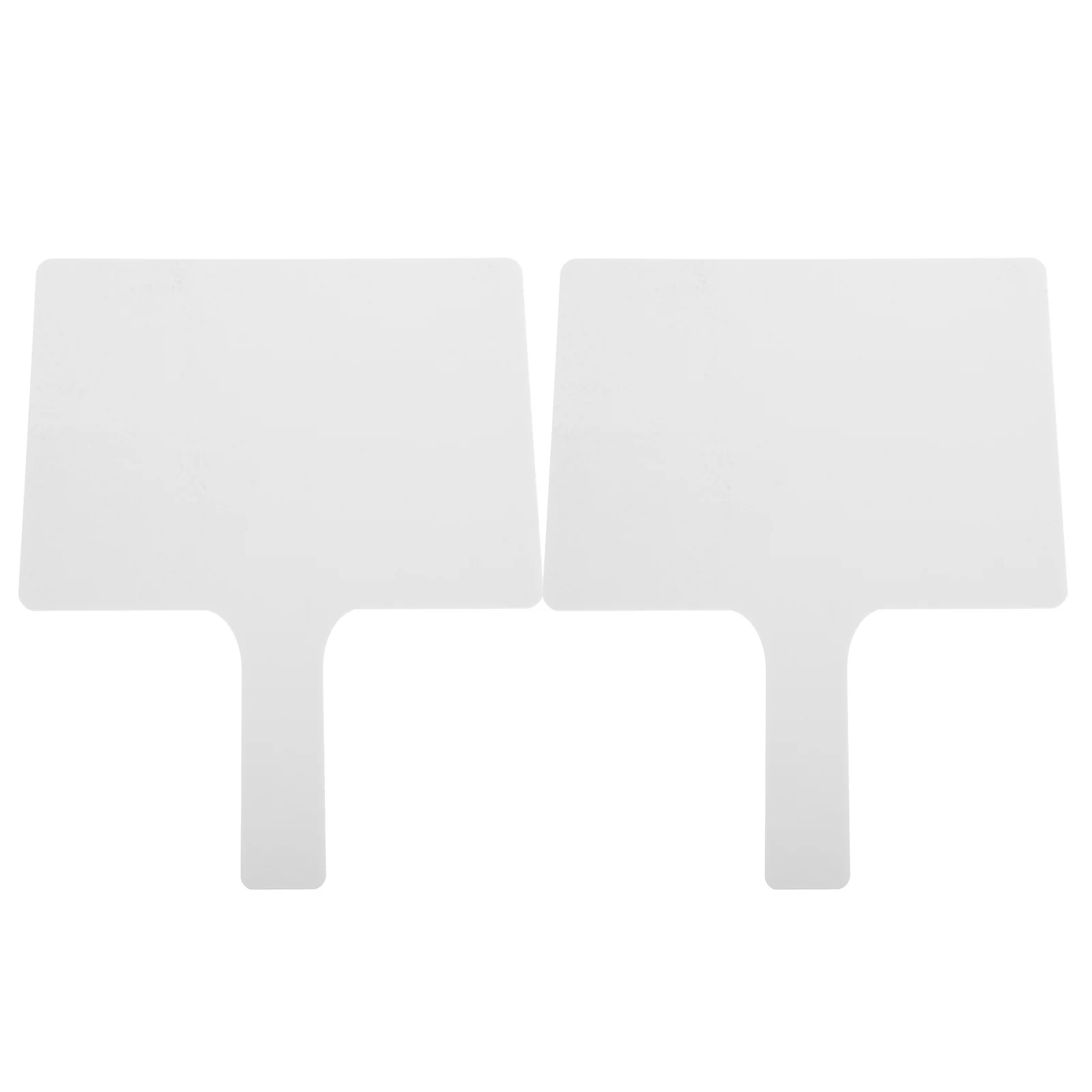 

2Pcs Dry Erase Answer Paddle Board Handheld Whiteboards for Students Teachers Classroom Activities Reusable Easy Clean