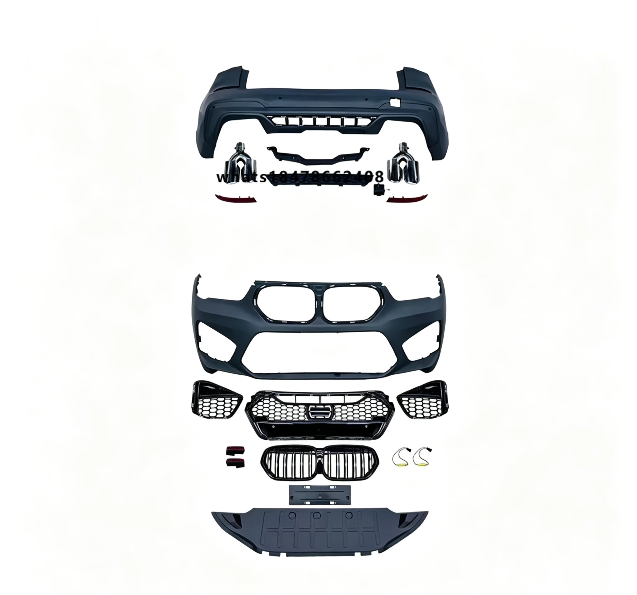 Veidt for X1 body kit F48 fr-ont and rear bumpers F49 upgraded to X3M style 2015-2022