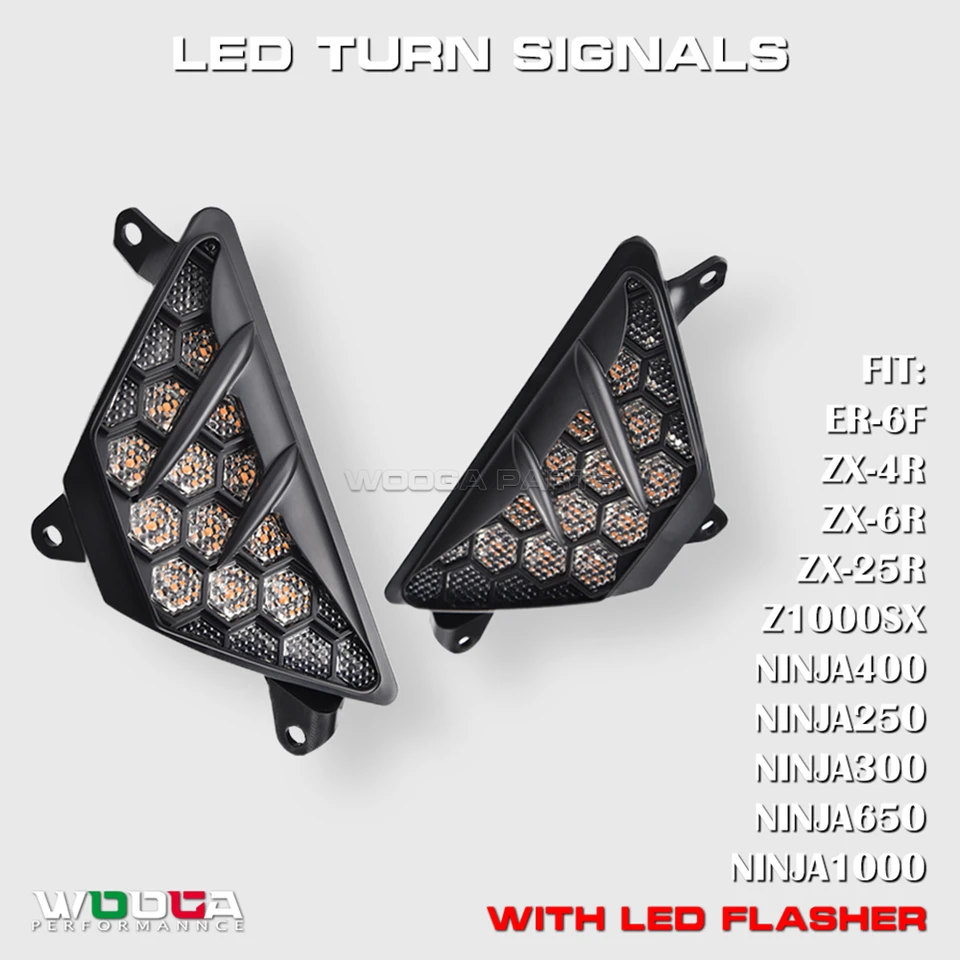 LED ウインカーニンジャ250 300 400 650 6R 4R 25R Sca6eafccd6224c9e8e35346e35487