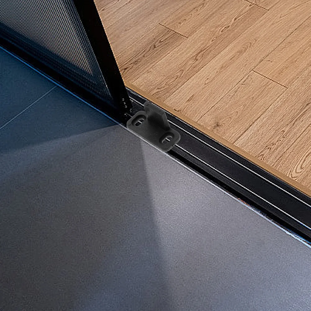 8Pcs Barn Door Floor Guide Closet Door Guide Door Stopper Sliding Door Bottom Guide