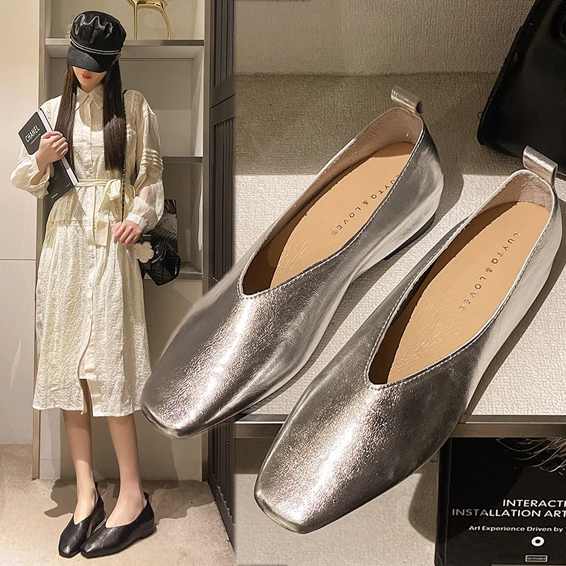 Women's Loafers Genuine Leathe - Women Shoes Size Chart ulasan dan harga
