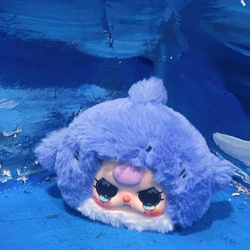 Kawaii bebê três quente 100% autêntico romântico oceano série de pelúcia caixa cega ornamentos pingente criativo bonito boneca presentes do feriado