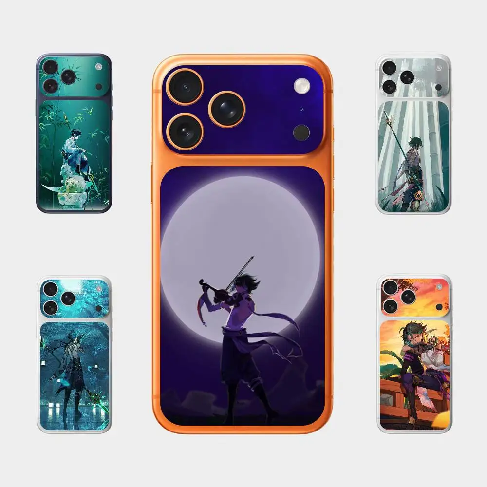 

Game Figure Xiao For iPhone 17 Pro Max Full Back Cover Decal Wrap Skin Rear Protective Sticker Film