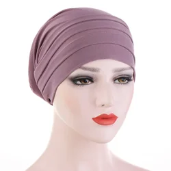 Turban de chimiothérapie pour femmes musulmanes, bandeau de sauna, écharpe frontale, chapeau pys, accessoires pour cheveux, nouvelle casquette d'hiver, document de bonbons