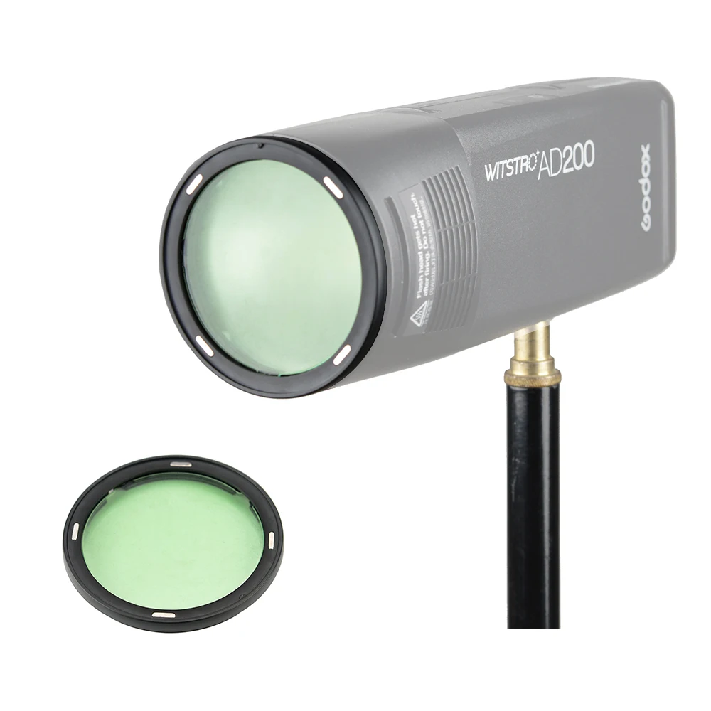 Godox AK-R1 Kit Accessori Per Flash H200R AD200/AD200Pro E V1: 11 Pezzi Con Barndoor, Griglia E Diffusore