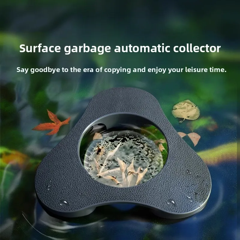 Koi Fish Pond Leaves Garbage Collection Skimmer Surface Floating Filter Fish Pond Pond