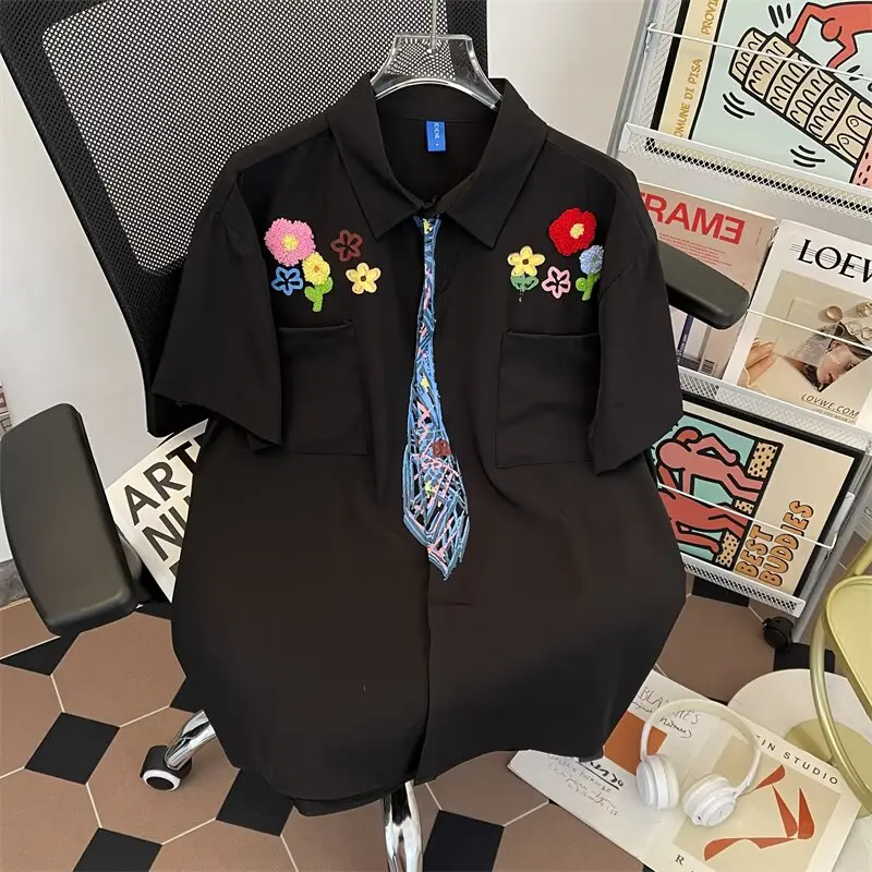 

Летний комплект: модный дизайн, стильный крой, универсальный, для пар, свободный крой, молодежный, универсальный, чистый стиль...