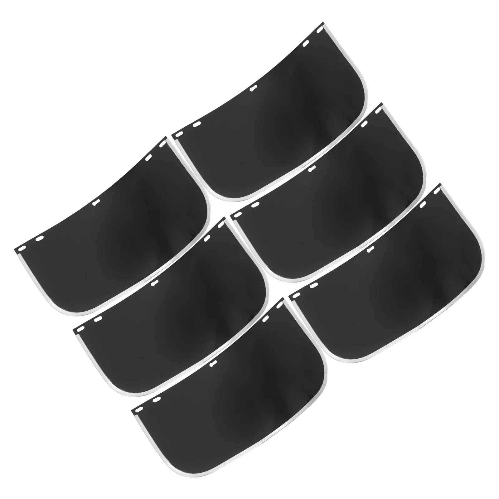 

6Pcs Welding Safety Face Mask Replacement Lens Clear Anti- High Impact Resistant Protective Visor for Grinding Cutting