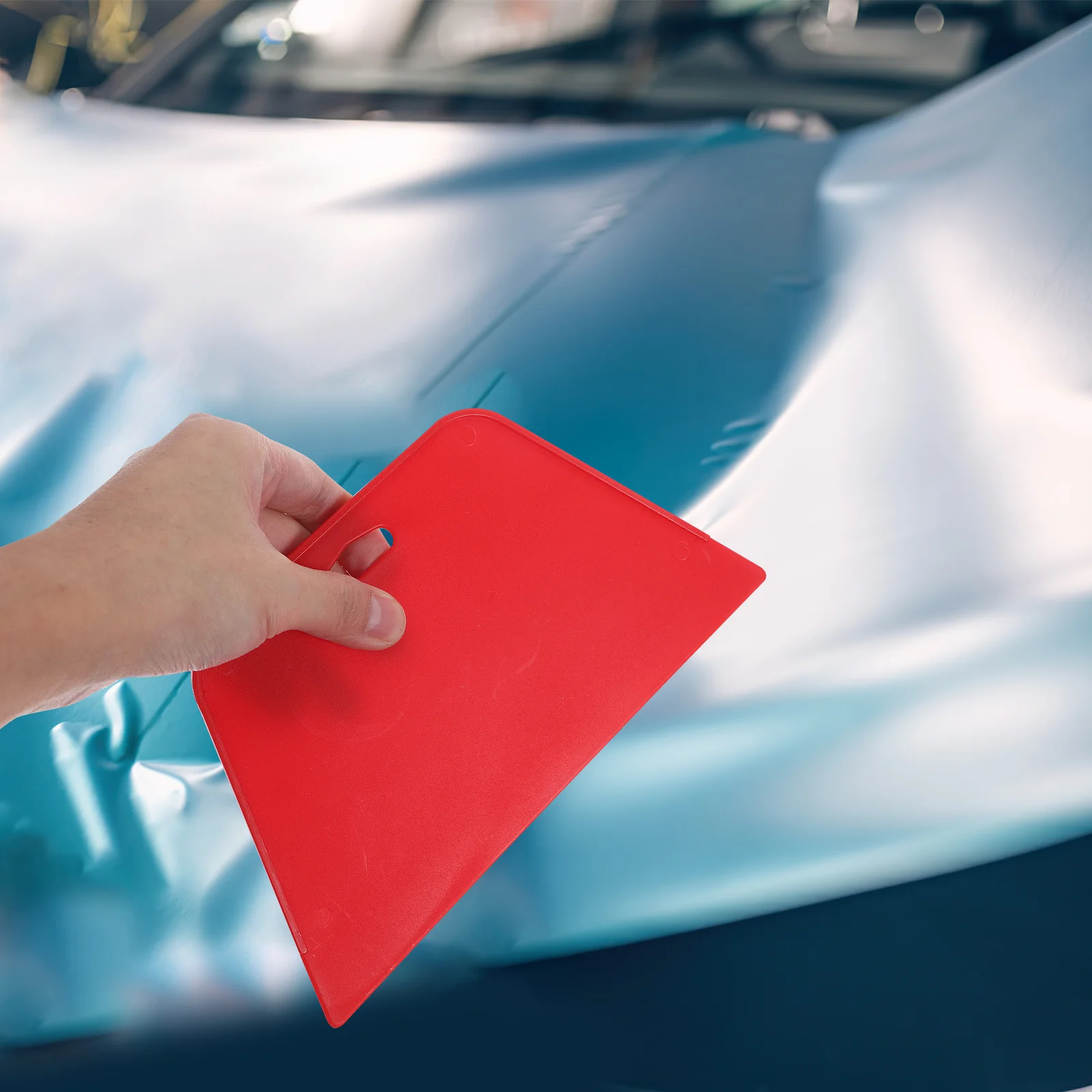 1Set Plastic Wallpaper Squeegee Kit Includes Dual Scrapers Sharp Blade for Seamless Installation on Walls Ceilings Fast Simple