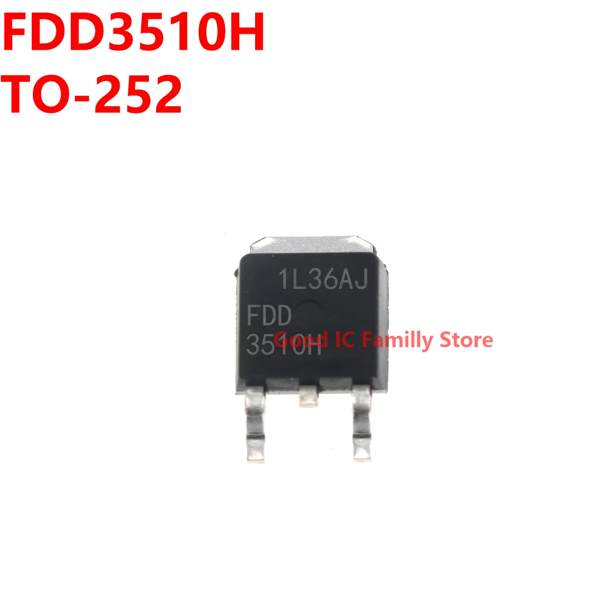 

10PCS FDD3510H TO-252 AOD