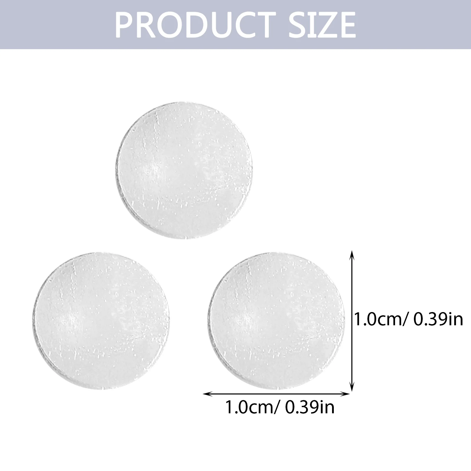 300Pcs Transparent Silicone Door Bumpers Cabinet Pads Adhesive Furniture Protectors Anti-Slamming Drawer Stops