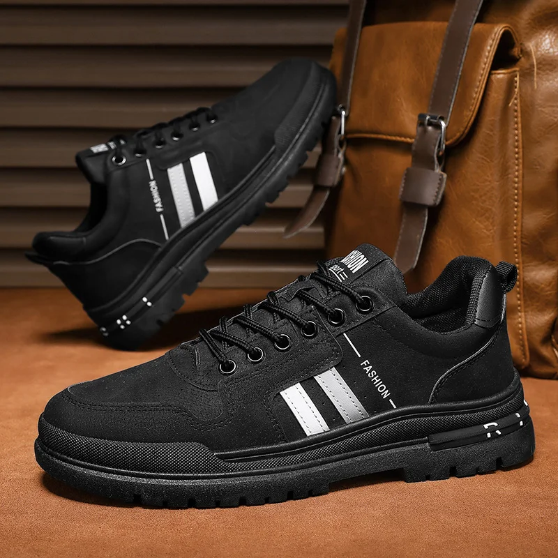 Autumn Summer New Mesh Shoes for Man Fashion Anti-slip Wear-resistant Sports Outdoor Mountain Climbing Casual Sneakers Shoes Men