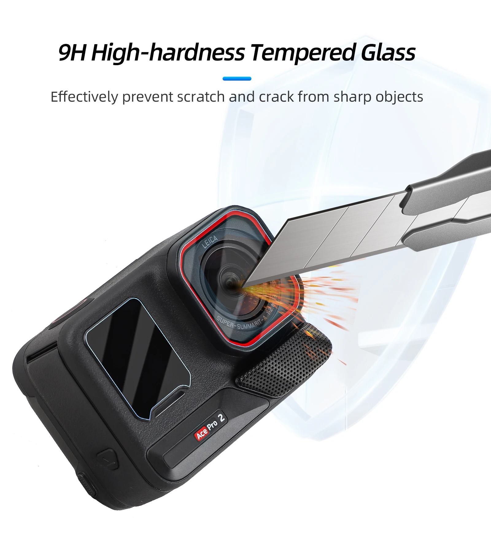 Tempered Glass for Insta360 Ace Pro 2 Screen Camera Lens Protector Glass Film for Insta 360 Ace Pro 2 Protection Accessories Set