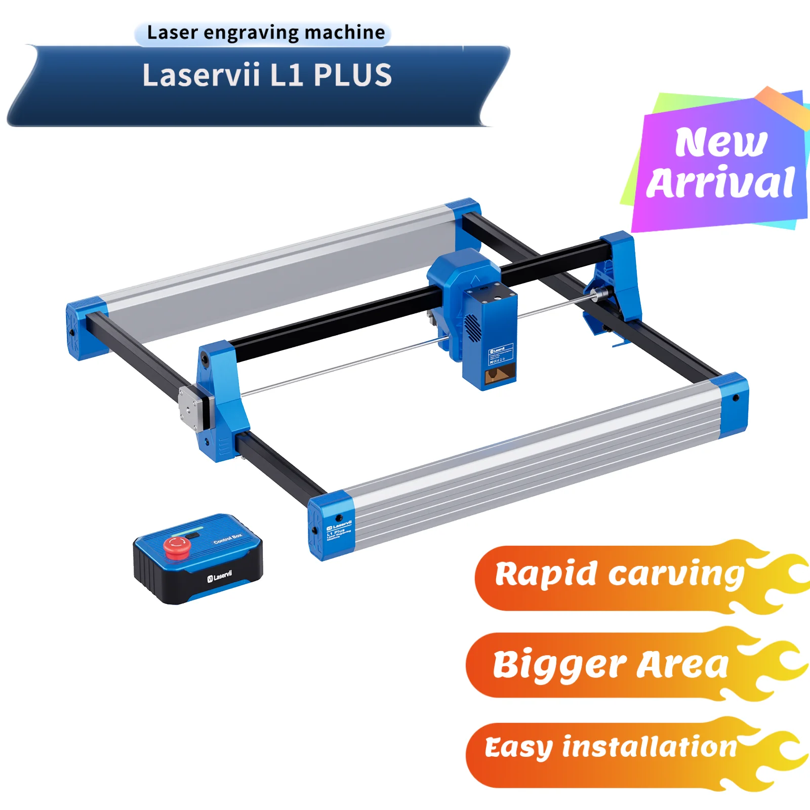 

Laservii L1 Plus 24W Laser Engraver Machine CNC Wood Marking Cutter 420X420mm Laser Cutting Machine Diode for Home DIY Logo
