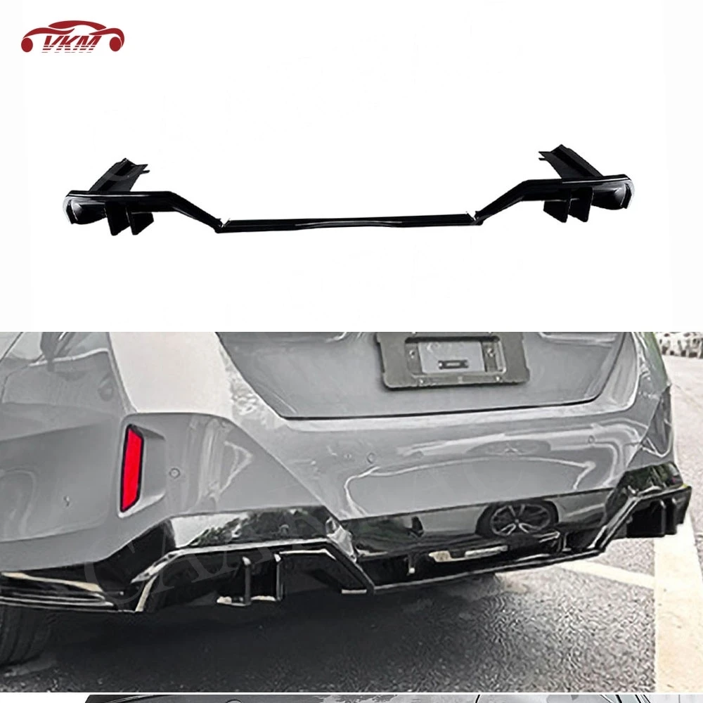 ABS Rear Bumper Diffuser Splitters Lip Spoiler for BMW 5 Series G60 G68 M Sport 2024+ Car Accessories Body Kits