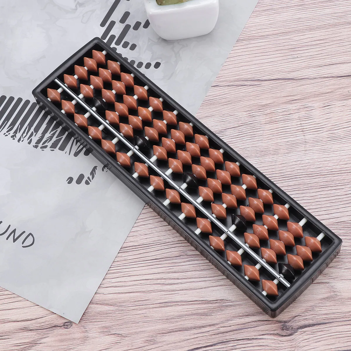 

Plastic Abacus 15 Rods Arithmetic Calculating Tool Math Learning Aid School Education Office Use