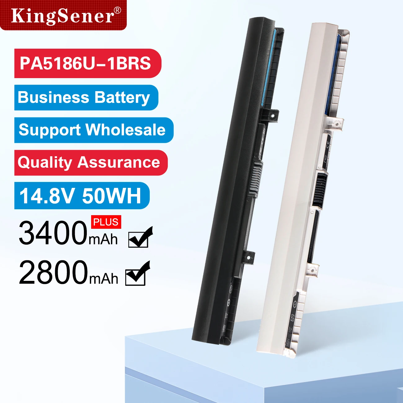 KingSener PA5186U PA5185U Battery For Toshiba Satellite C55 C55D C55T L55 L50 L55D L55T PA5186U-1BRS 45WH/50WH