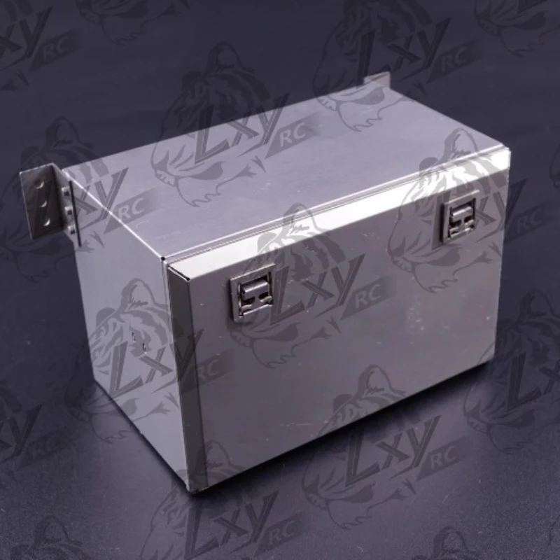 90mm Metal Toolbox for 1/14 Tamiya RC Truck Scania BENZ VOLVO MAN Diy Parts