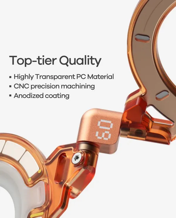AULUMU G09 Ghost 360 °   Magnetyczny uchwyt na telefon przezroczysty Infinite — zdjęcie produktu 5