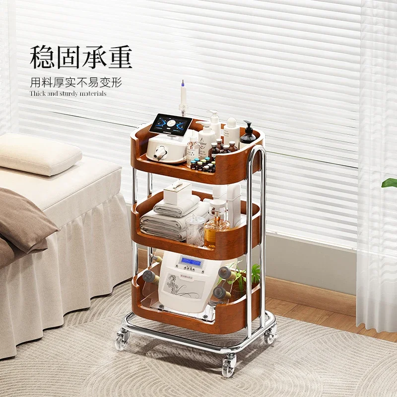 Beauty Salon Specific Rolling Cart Modern Simple Storage Salon Trolley Utility Makeup Salon Furniture Тележка Мастера