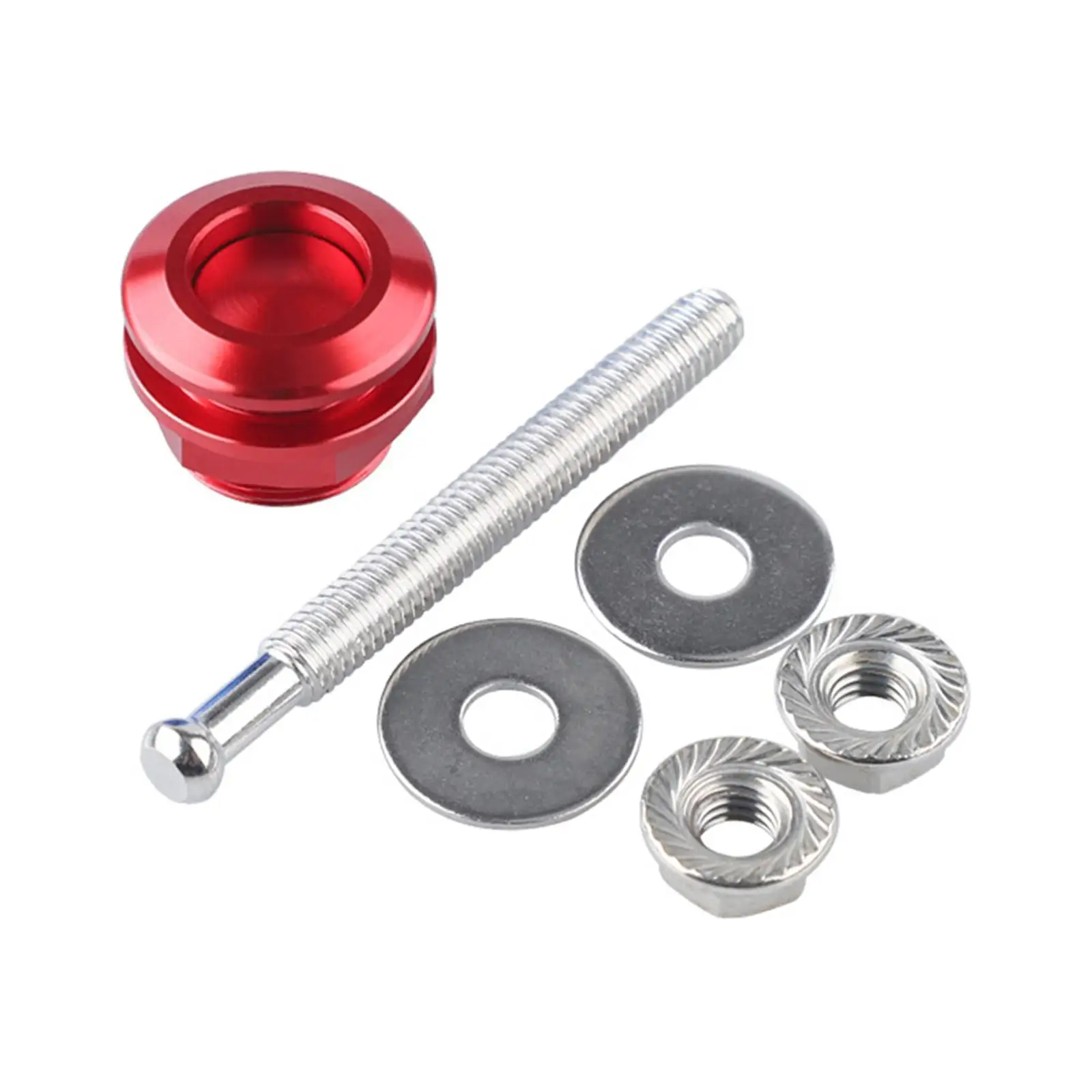 Low Profile Quick Release Vehicle Hood Pin Button Latch Aluminum Alloy Modification Kit for Car Engine Bonnet