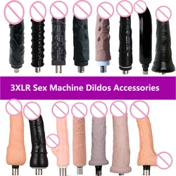 Realistic Dildos Sex Toys for Women Masturbation Machine Penis Accessories Automatic Telescopic Sex Machine 3XLR Attachments