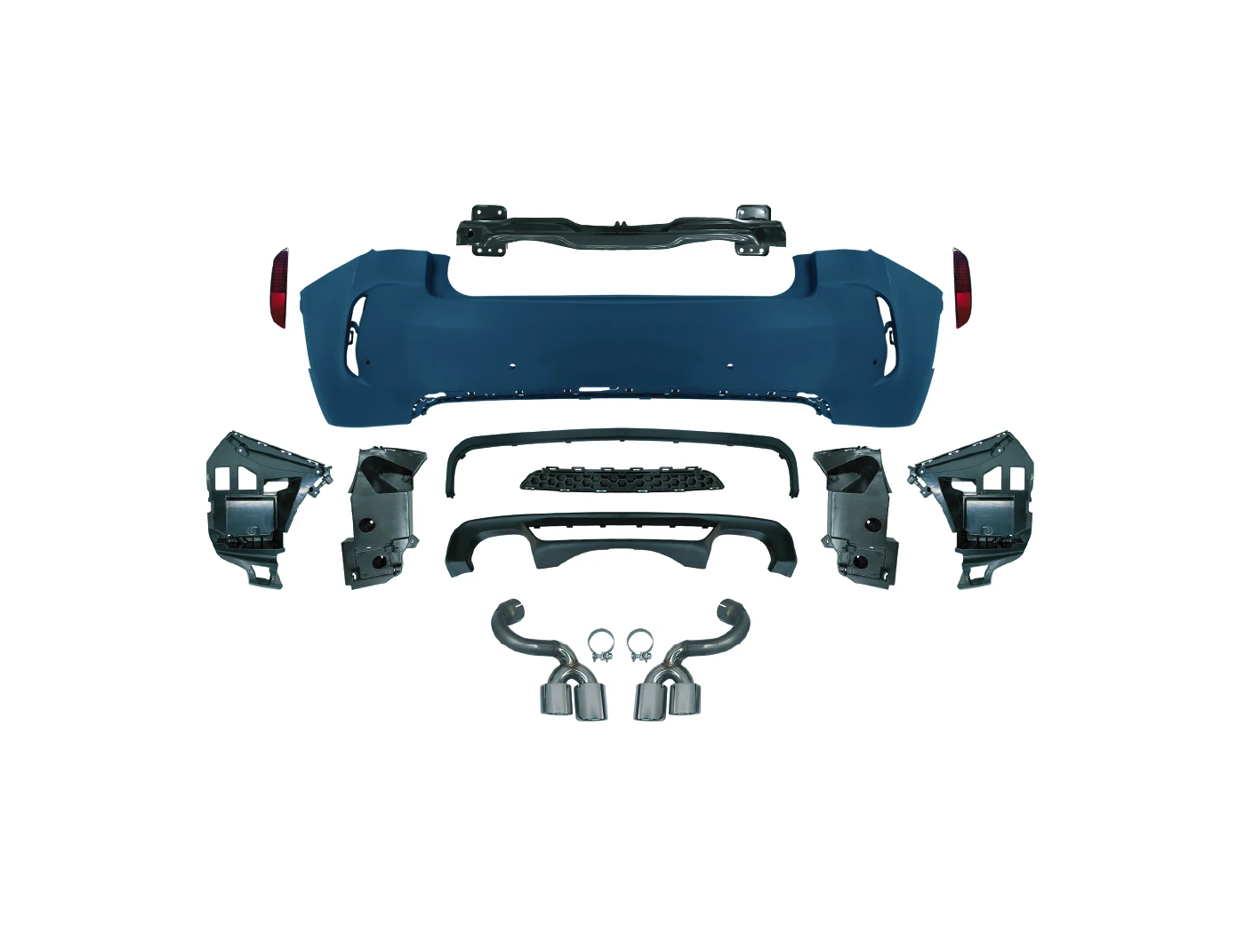 Auto Parts for BMW X6 F16 2014-2018 Upgrade to X6M 2014-2018 Car Front and Rear Bumper Assy PP High Quality Cheap Price Bodykit - Image 3