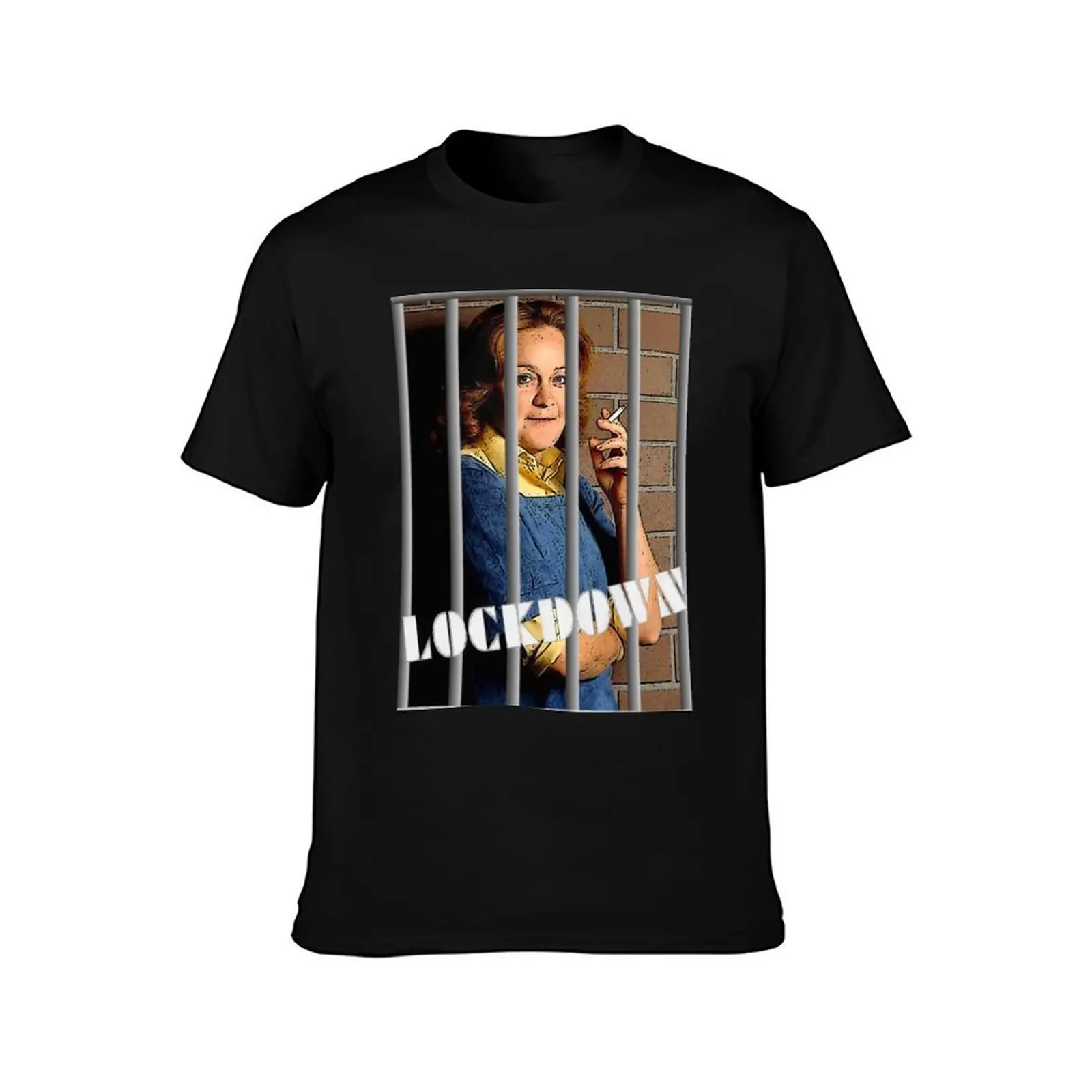 Bea Smith #Lockdown T-Shirt, Summer Casual Cotton Tee, Oversized Streetwear Tops, Vintage Graphic Print, Loose Fit Short Sleeve