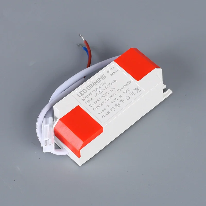 Dimmable LED Driver Constant Current 3W 5-7W 8-12W 15-24W lamp TRIAC Dimmable Power Supply Adapter Transformer for Panel Light